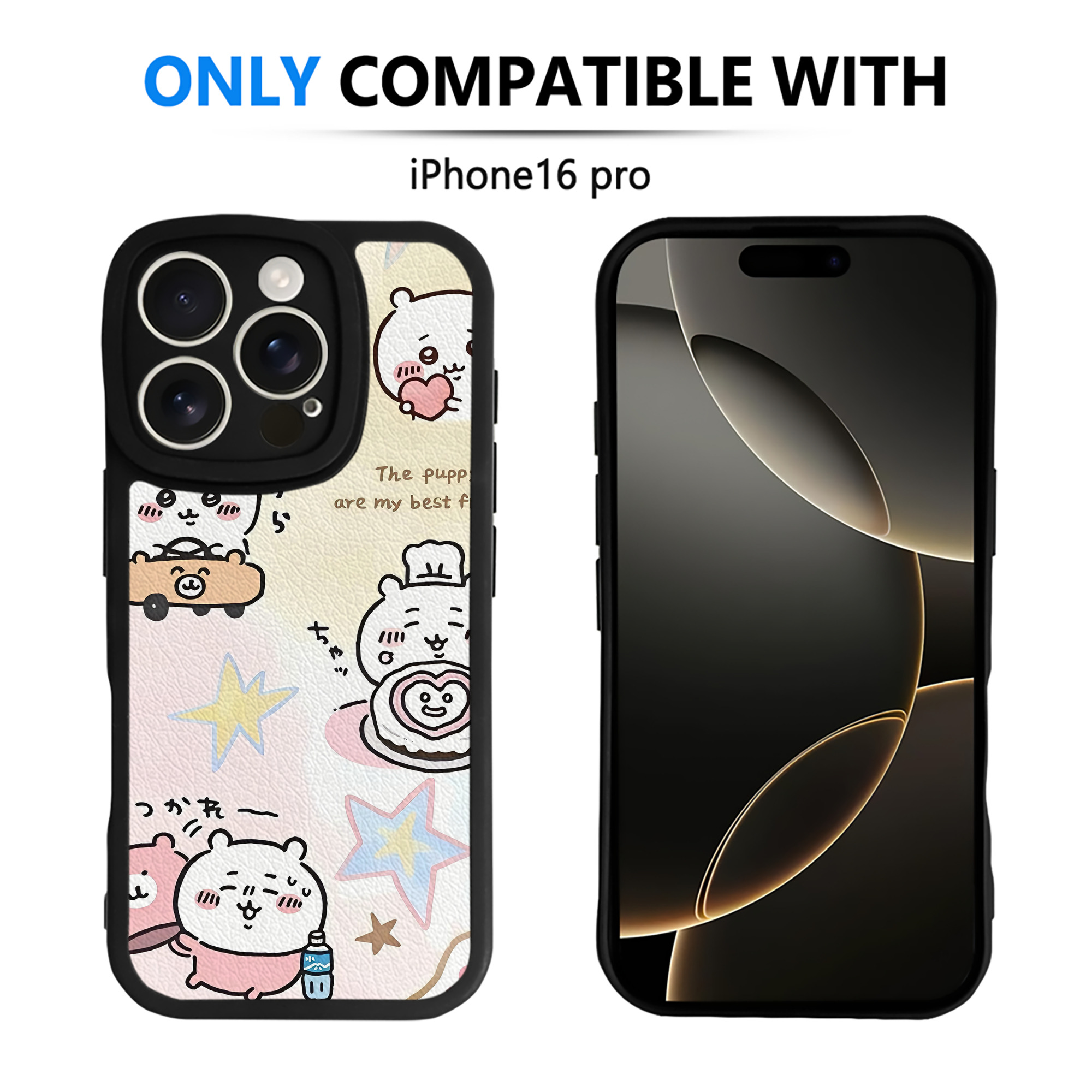（画像用） ちいかわ Chii-kawa 【iPhone 16シリーズ対応】シリコンスマホケース（レザー調） 材質：シリコン